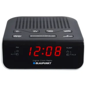 Radiobudzik z zegarem FM Blaupunkt Biały 001