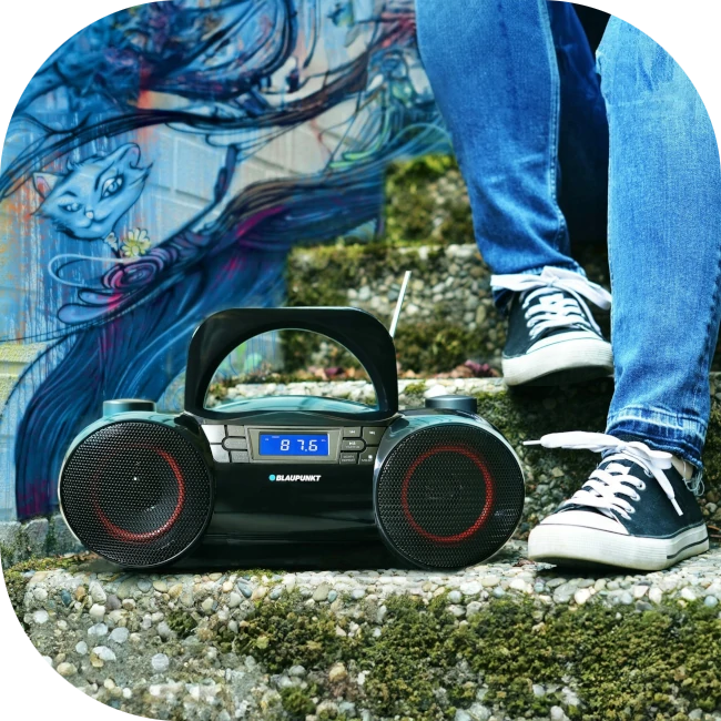 Wysoka jakość dźwięku i przenośny design radioodtwarzacza Blaupunkt BB30BT