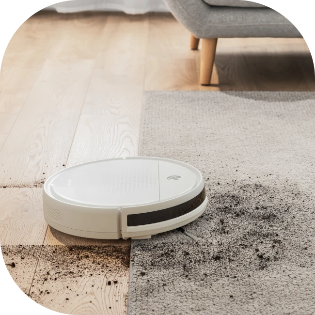 Robot sprzątający Sencor SRV 1550WH z funkcją mopowania