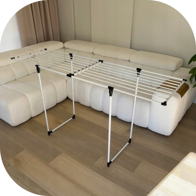 Rozsuwana konstrukcja suszarki Miowi