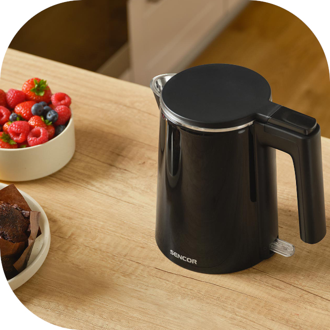 Dopasowany do potrzeb filtr i szybkie grzanie – Sencor SWK 0156BK