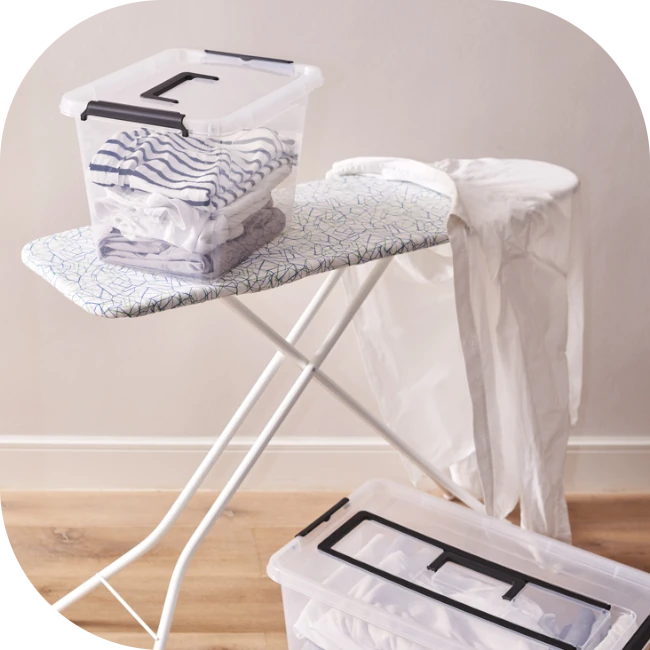 Różne rozmiary i ekologiczne materiały pojemników Moxom SimpleStore